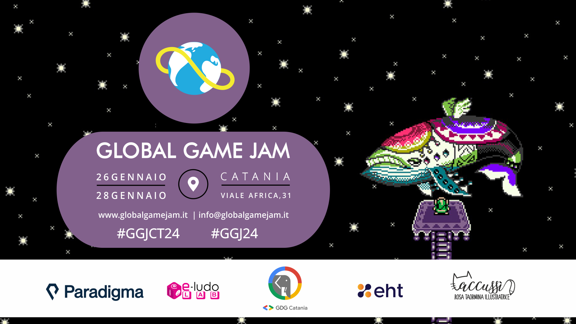 Programma della Global Game Jam 2024 - chapter Catania